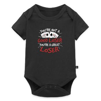 Funny Canasta Card Game Sarcasm Canasta - Baby Premium short-sleeve bodysuit - black - Front