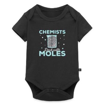 Funny Chemists Do It With Moles For Chemistry Mole - Baby Premium Kurzarmbody - Schwarz - Vorne