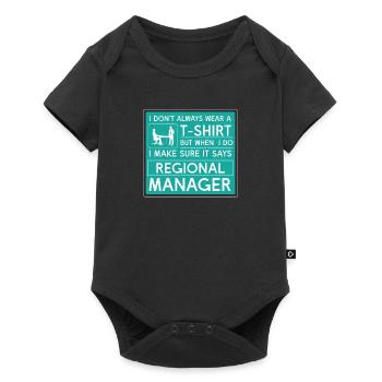 Make sure it's Regional Manager - Baby Premium short-sleeve bodysuit - black - Front
