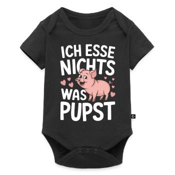 Animal cochon - Body à manches courtes Premium Bébé - noir - Devant
