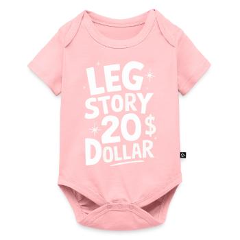 Amputation Disability - Baby Premium short-sleeve bodysuit - rose - Front