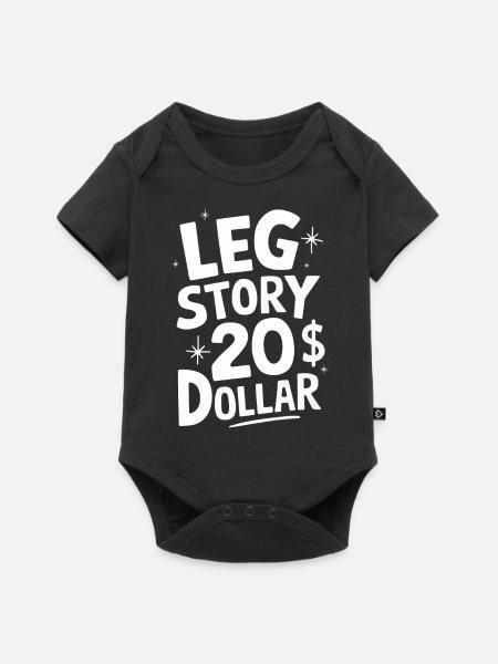 Amputation Behinderung - Baby Premium Kurzarmbody - Schwarz