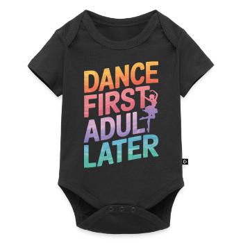 Dancing Dancers Dancing - Baby Premium short-sleeve bodysuit - black - Front