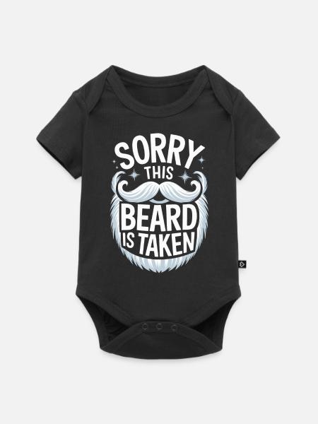 Bart Schnurrbart Bärtige Männer - Baby Premium Kurzarmbody - Schwarz