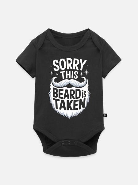 Bart Schnurrbart Bärtige Männer - Baby Premium Kurzarmbody - Schwarz