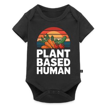 Végétarien Végétalien Végétarien Végétarien - Body à manches courtes Premium Bébé - noir - Devant
