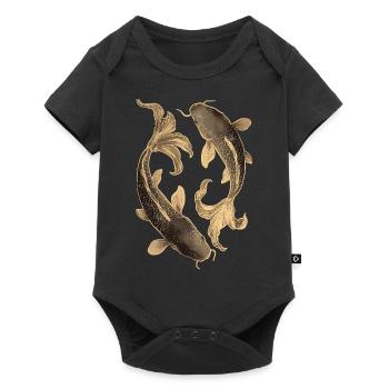 Koi - Body à manches courtes Premium Bébé - noir - Devant
