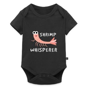 Shrimp whisperer - Baby Premium short-sleeve bodysuit - black - Front