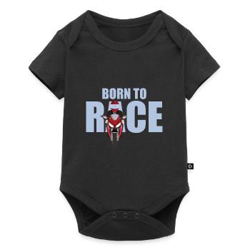 motorcycle - Baby Premium short-sleeve bodysuit - black - Front