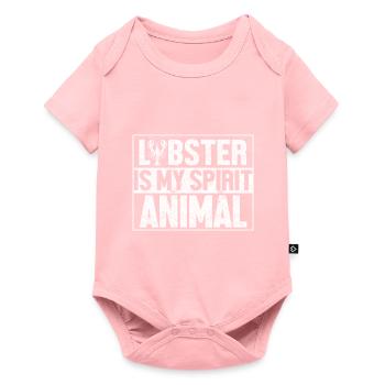 Homard Cancer de la mer Lobster Fruits de mer - Body à manches courtes Premium Bébé - rose - Devant