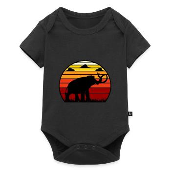 Mammut - Baby Premium Kurzarmbody - Schwarz - Vorne