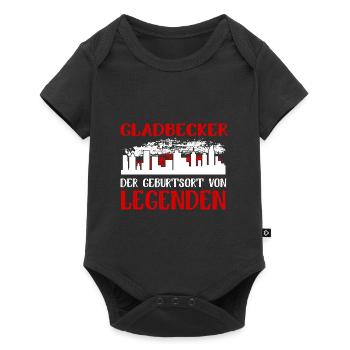 Gladbeck Der Geburtsort Von Legenden - Baby Premium Kurzarmbody - Schwarz - Vorne