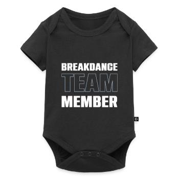 Équipe de breakdance - Body à manches courtes Premium Bébé - noir - Devant