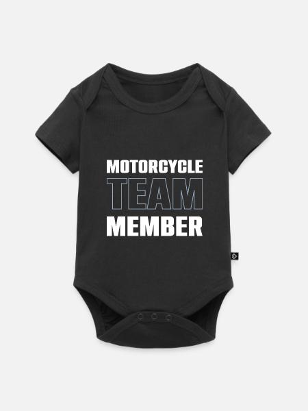 Motorcycle Team - Baby Premium Kurzarmbody - Schwarz