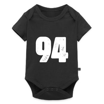 94 Maillot numéro - Body à manches courtes Premium Bébé - noir - Devant