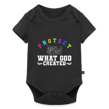 Protect What God Created Coral Reefs Nature Faith - Baby Premium short-sleeve bodysuit - black - Front