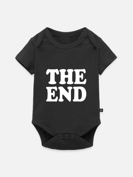 The end - Baby Premium Kurzarmbody - Schwarz