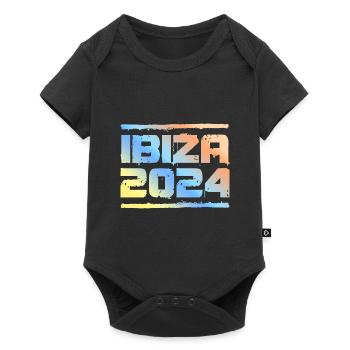 Ibiza 2024 Colorful - Baby Premium short-sleeve bodysuit - black - Front