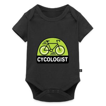 Cycologist Bike Bike Bike - Baby Premium short-sleeve bodysuit - black - Front