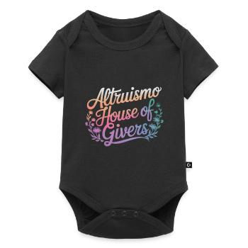 Altruismo Selfless Giving Giving School Spirit - Baby Premium short-sleeve bodysuit - black - Front