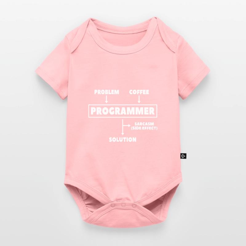 Coding Programmierer Nerd Informatik Kaffee Baby Premium Kurzarmbody