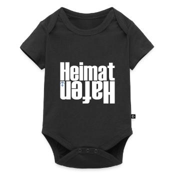 heimat hafen geschenkidee - Baby Premium Kurzarmbody - Schwarz - Vorne