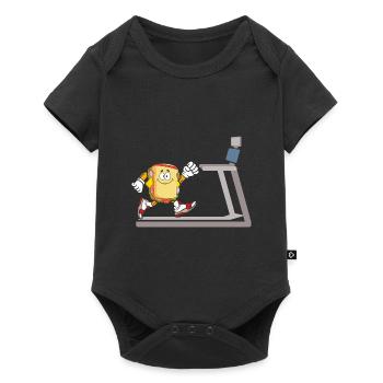 Sandwich Headband Lauband Fitness Runner Running - Baby Premium short-sleeve bodysuit - black - Front