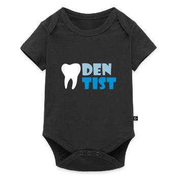 Dentist (tooth) - Baby Premium short-sleeve bodysuit - black - Front