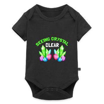 Rock Research and Quartz Rock Design - Baby Premium short-sleeve bodysuit - black - Front