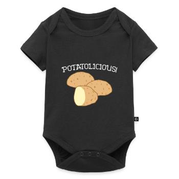 Potatolicious Vegetable Healthy Food Potato - Baby Premium short-sleeve bodysuit - black - Front