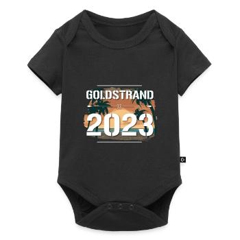 Sables d’or 2023 (Garantie du prix le plus bas) - Body à manches courtes Premium Bébé - noir - Devant