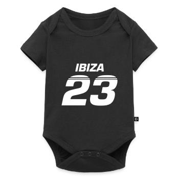 Ibiza 23 - Baby Premium short-sleeve bodysuit - black - Front