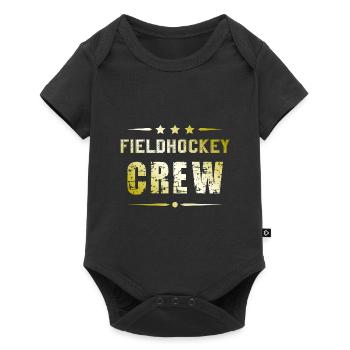 Équipe de hockey sur gazon - Body à manches courtes Premium Bébé - noir - Devant