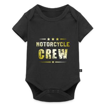 Motorcycle Crew - Baby Premium Kurzarmbody - Schwarz - Vorne