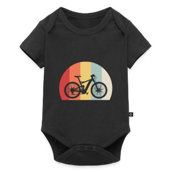 bicycle - Baby Premium short-sleeve bodysuit - black - Front