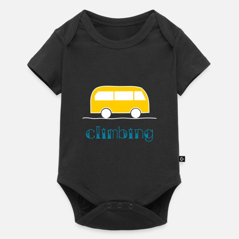 CLIMBING. ESCALADE. VAN. GRIMPER. ESCALADER. - Body à manches courtes Premium Bébé - noir
