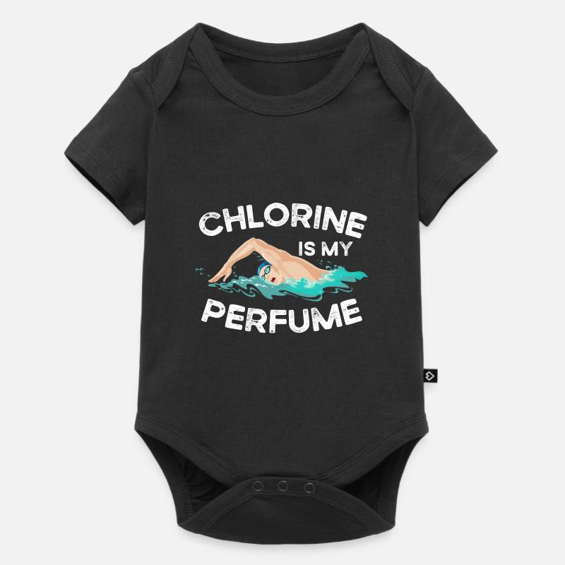 Natation - Body à manches courtes Premium Bébé - noir