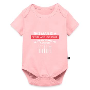 Lockpicking Expert Déverrouillage Service Lock Papa - Body à manches courtes Premium Bébé - rose - Devant