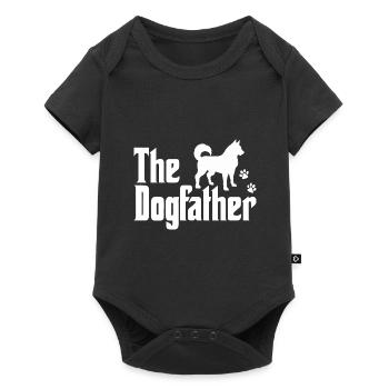 Le Dogfather - Border Collie Dog - Body à manches courtes Premium Bébé - noir - Devant