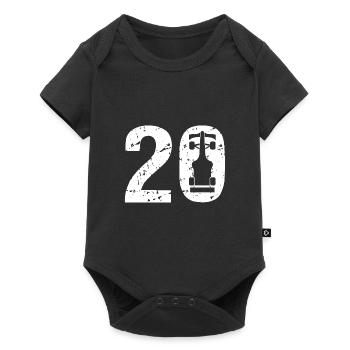 20 Formula Racing Motorsport - Baby Premium Kurzarmbody - Schwarz - Vorne