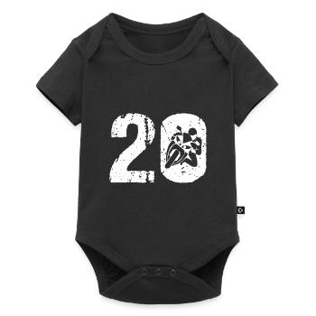 Motorcycle 20 Motorcyclist Moto - Baby Premium short-sleeve bodysuit - black - Front