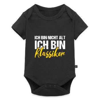 Ich bin nicht alt ich bin Klassiker - Baby Premium Kurzarmbody - Schwarz - Vorne
