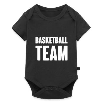 Équipe de basket-ball - Body à manches courtes Premium Bébé - noir - Devant