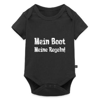 My boat My rules! - Baby Premium short-sleeve bodysuit - black - Front