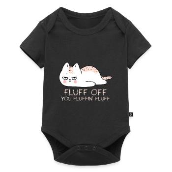 Cat - Baby Premium short-sleeve bodysuit - black - Front