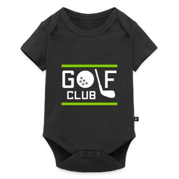 Club de golf (balle de golf o, club de golf comme l) - Body à manches courtes Premium Bébé - noir - Devant