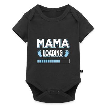 Maman Chargement Maman Mères Maman Maman Fête des mères - Body à manches courtes Premium Bébé - noir - Devant