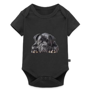 Cane corso - Body à manches courtes Premium Bébé - noir - Devant