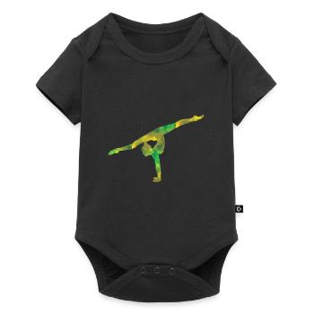 Gymnastique Gymnastique Gymnastique - Body à manches courtes Premium Bébé - noir - Devant