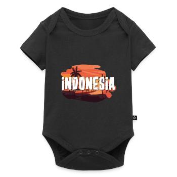 Indonesia - Baby Premium short-sleeve bodysuit - black - Front
